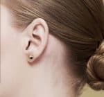Broqueles B1007 Dormilona Oro 14k