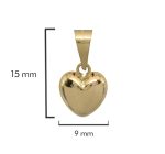 Dije Rdc1 Forma De Corazón Oro 10k