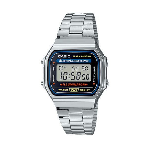 Reloj Casio Vintage A168WA-1Q Plateado