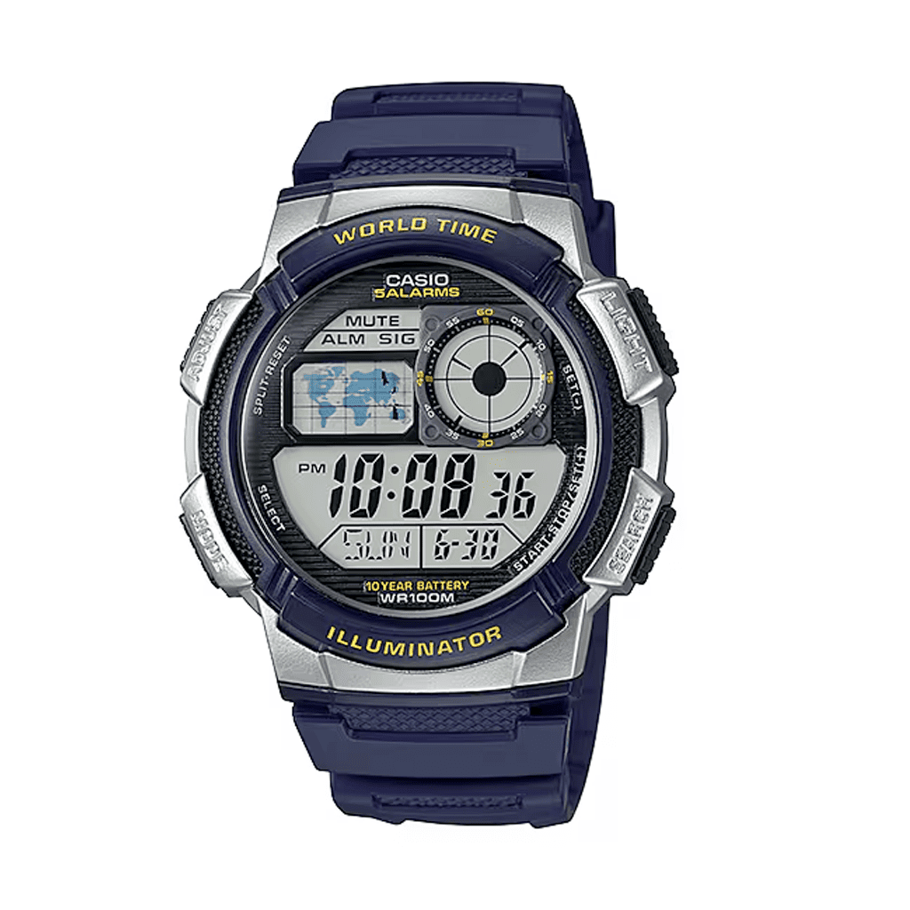 AE-1000W-2AVCF 1 Reloj Casio Vintage AE-1000W-2AVCF Azul