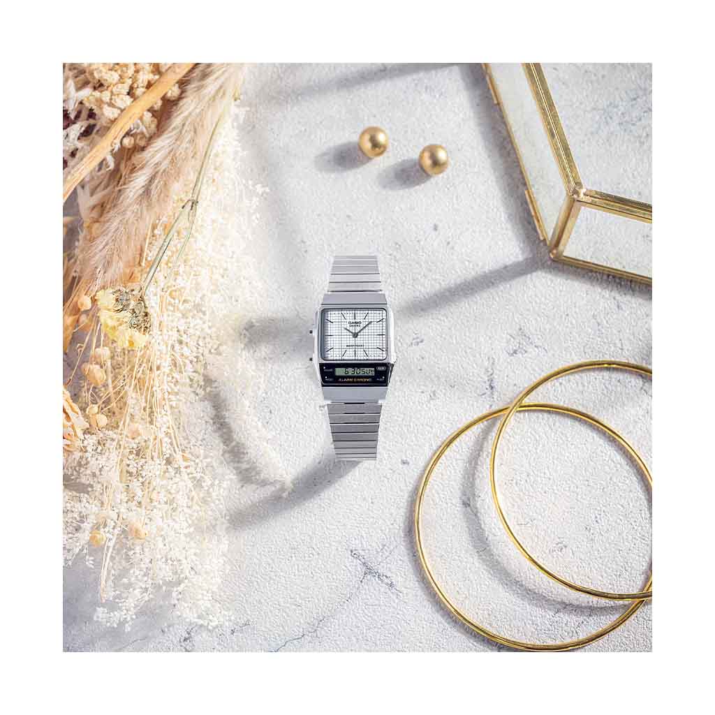 Aq-800e-7acf-4 Casio Reloj Clásico Unisex AQ-800E-7ACF - Image 5