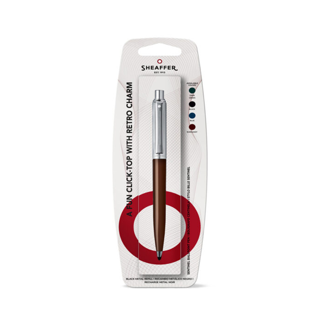 Bolígrafo Sheaffer Sentinel Coffee bean Cromo CT BLISTER 1 Bolígrafo Sheaffer Sentinel Coffee bean BLISTER B23212551 - Image 1