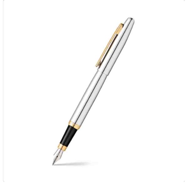 Pluma Fuente Sheaffer E0942253 Cromo/Dorado