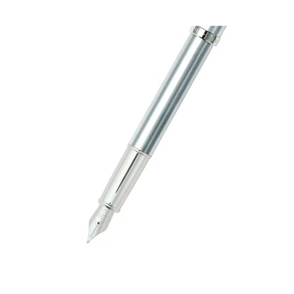 E0930653-2 Pluma Fuente Sheaffer E0930653 Silver Gloss Pto Med - Image 2