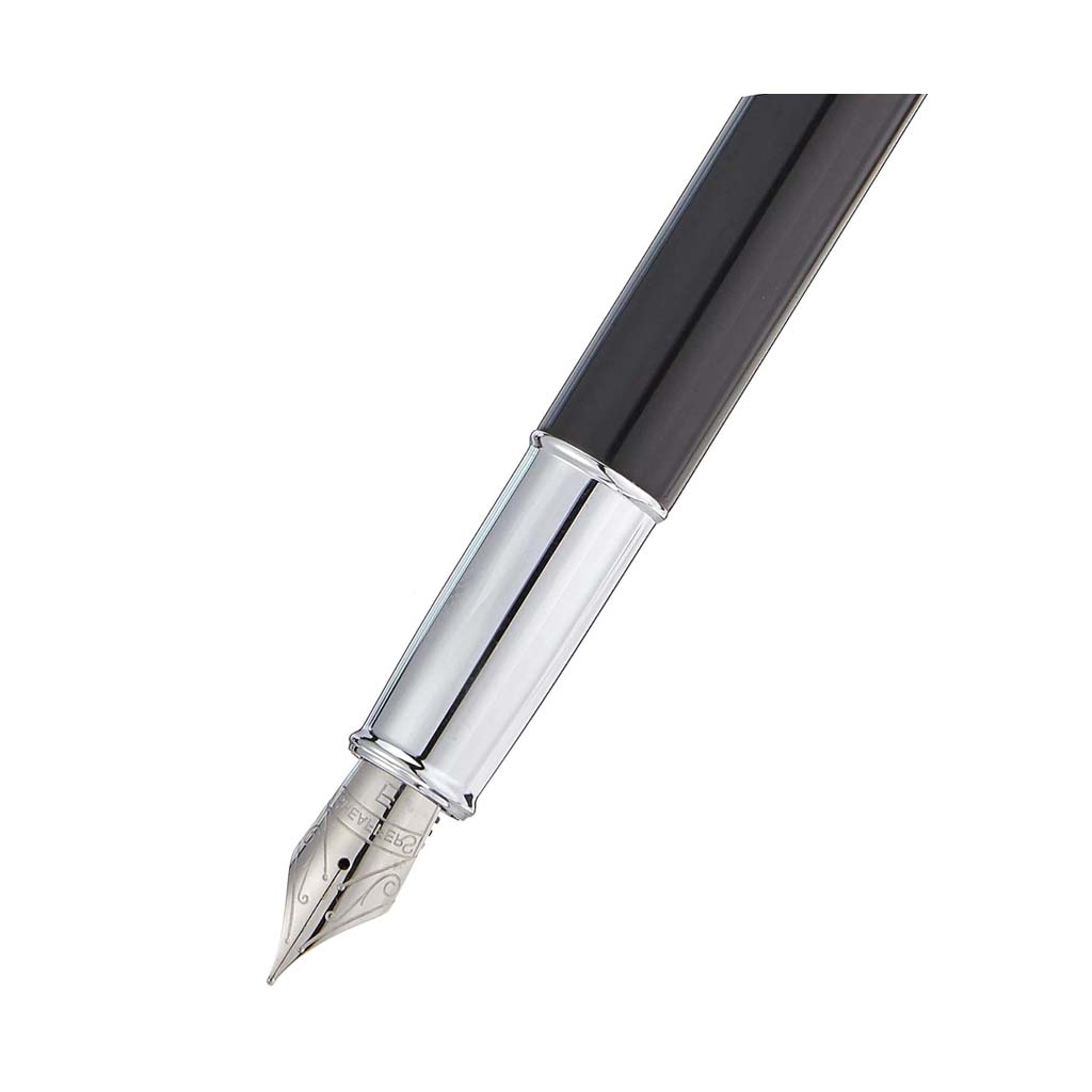 E0931343-2 Pluma Fuente Sheaffer E0931343 Black & Chrome Pto Med - Image 2
