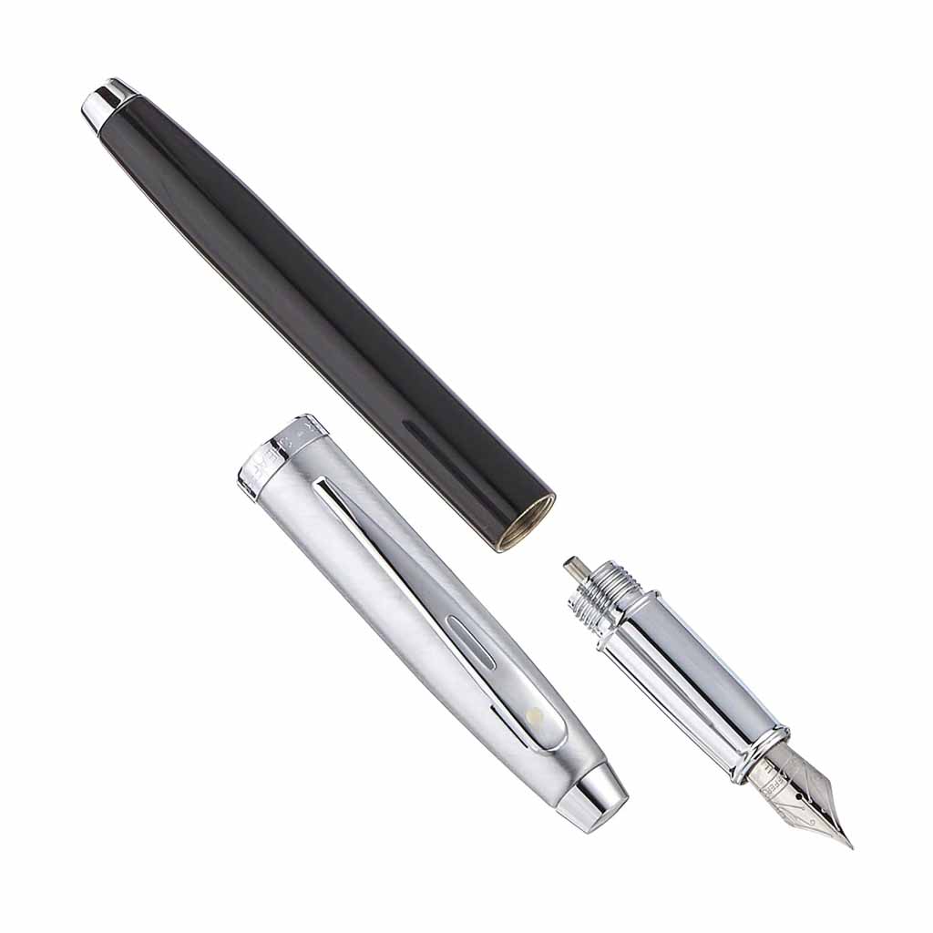 E0931343-5 Pluma Fuente Sheaffer E0931343 Black & Chrome Pto Med - Image 5