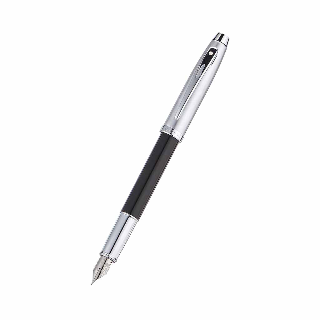 E0931343 Pluma Fuente Sheaffer E0931343 Black & Chrome Pto Med - Image 1