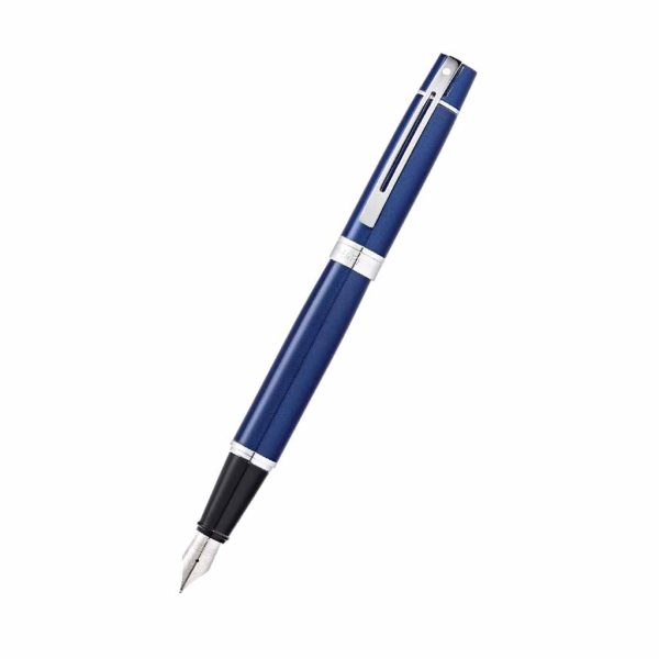 Pluma Fuente Sheaffer E0934153 Azul y Cromo (M)