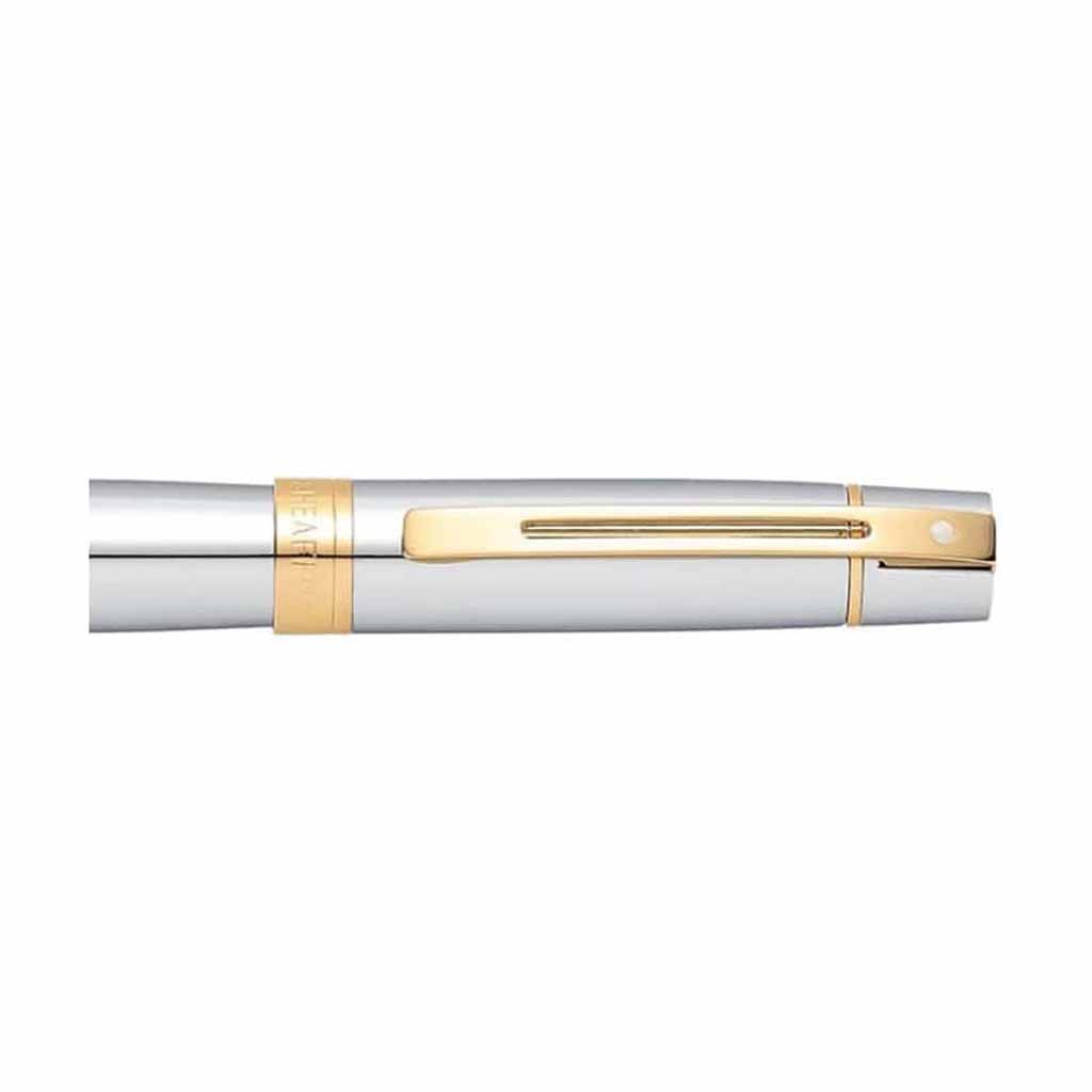 E0934253-4 Pluma Fuente Sheaffer E0934243 Cromo con Detalles Dorados (F) - Image 3