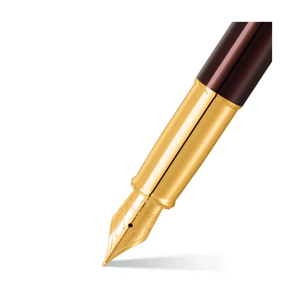 E0937053-2 Pluma Fuente Sheaffer E0937053 Marrón y Dorado (M) - Image 2