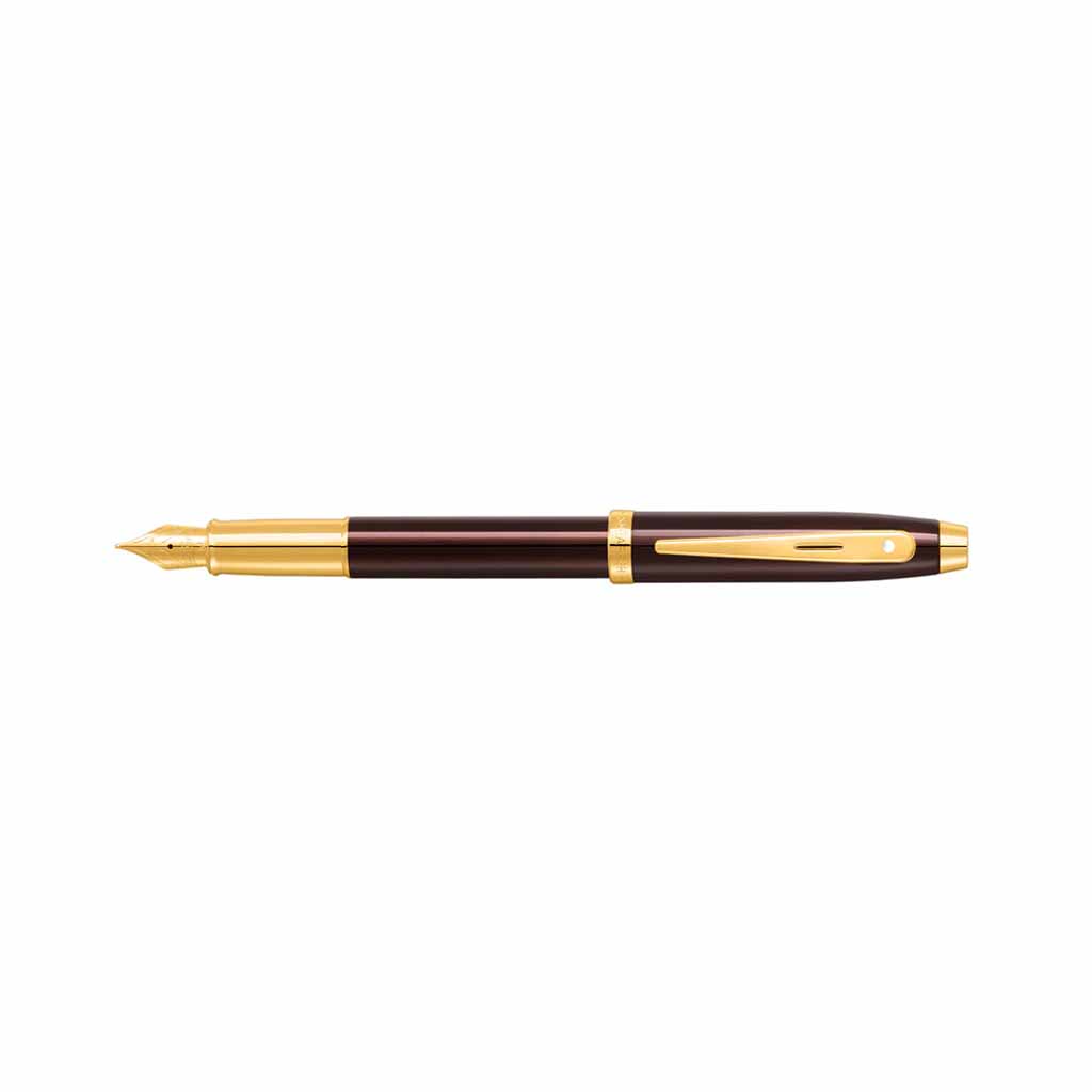 E0937053-3 Pluma Fuente Sheaffer E0937053 Marrón y Dorado (M) - Image 3