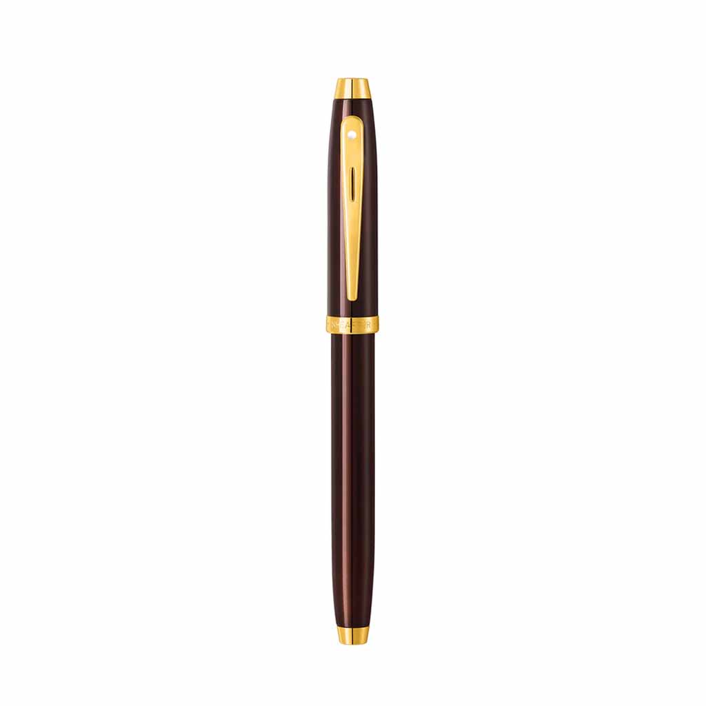 E0937053-5 Pluma Fuente Sheaffer E0937053 Marrón y Dorado (M) - Image 5