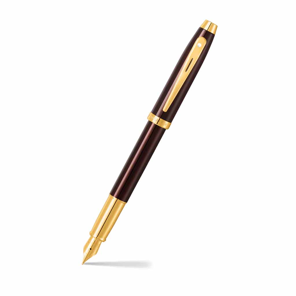 E0937053 Pluma Fuente Sheaffer E0937053 Marrón y Dorado (M) - Image 1