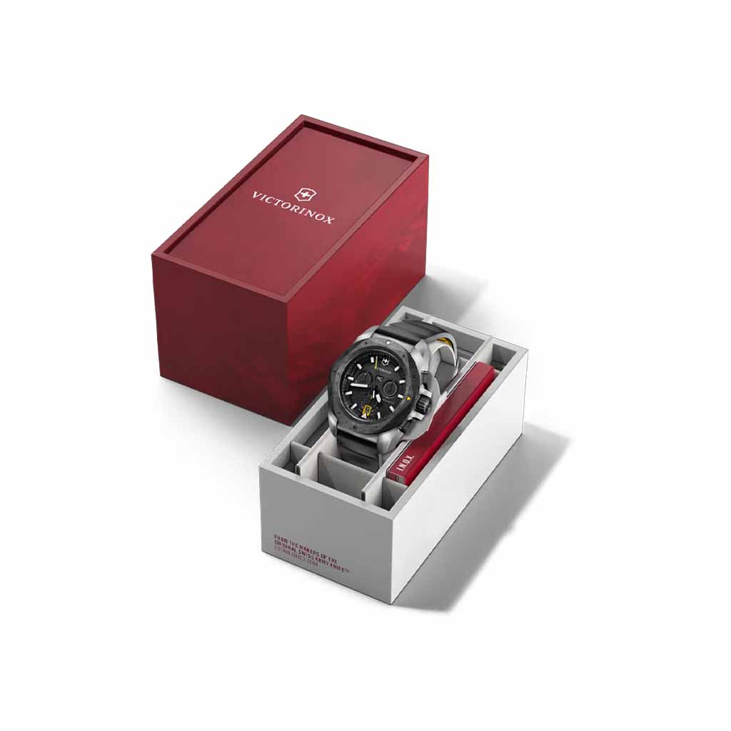 242011-6 Reloj Victorinox I.N.O.X. Chrono Negro con Bisel de Carbono - Image 7