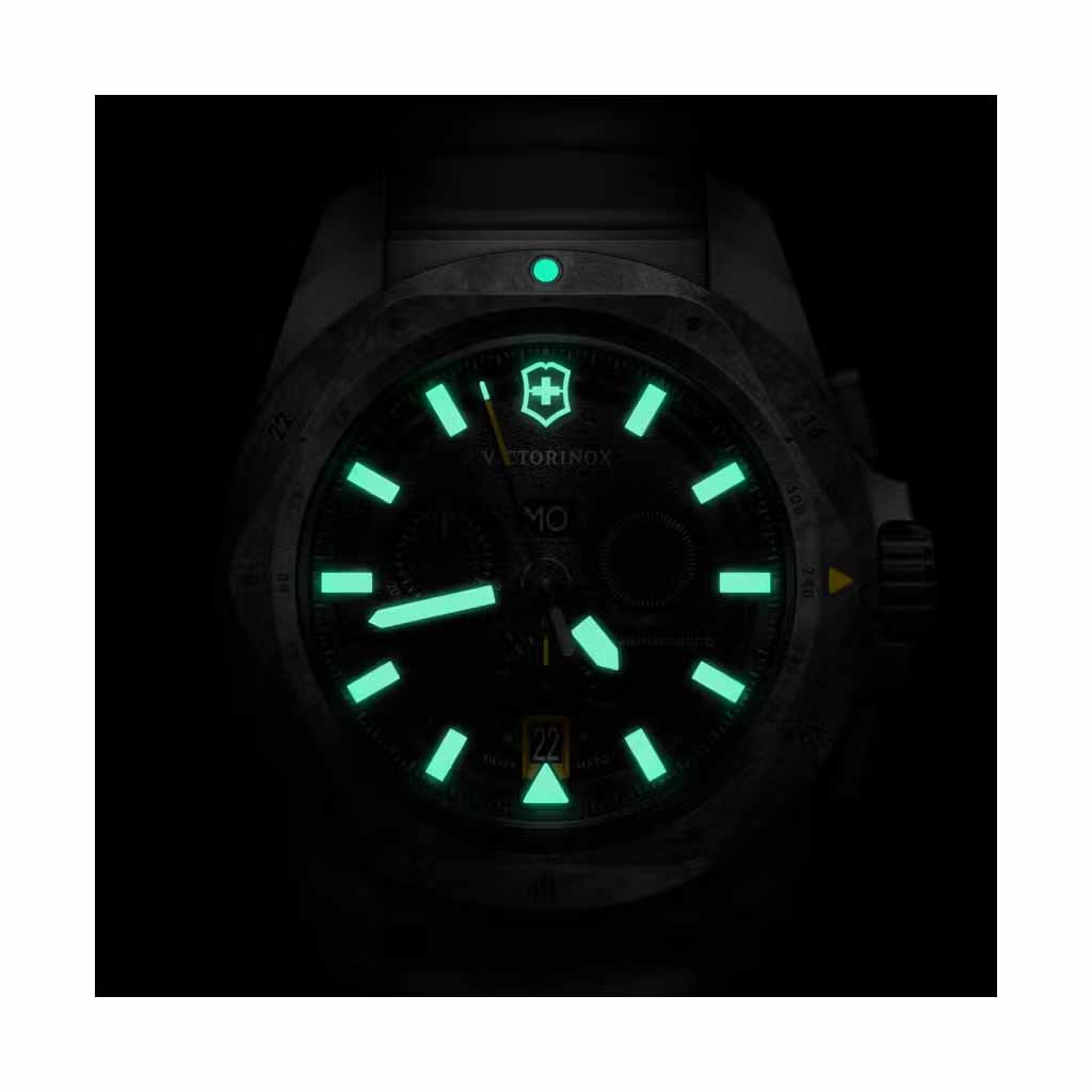 242011-7 Reloj Victorinox I.N.O.X. Chrono Negro con Bisel de Carbono - Image 6