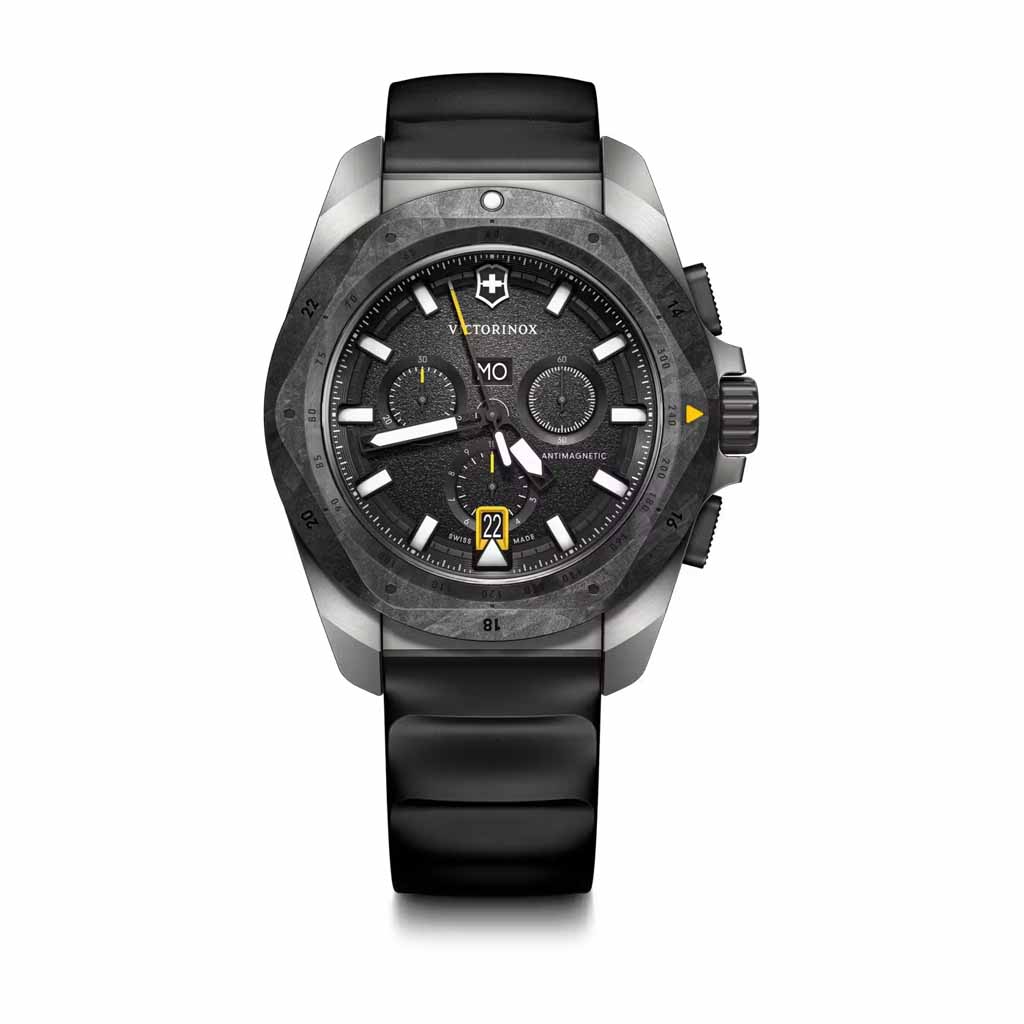 242011 Reloj Victorinox I.N.O.X. Chrono Negro con Bisel de Carbono - Image 1