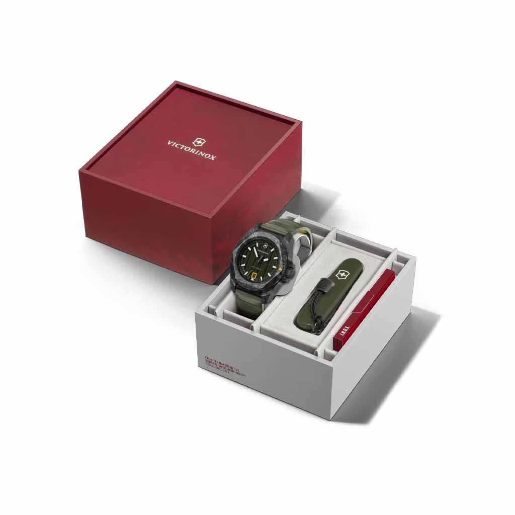 242021.1-6 Set Reloj Victorinox I.N.O.X. Automatic Verde y Navaja de Bolsillo - Image 10