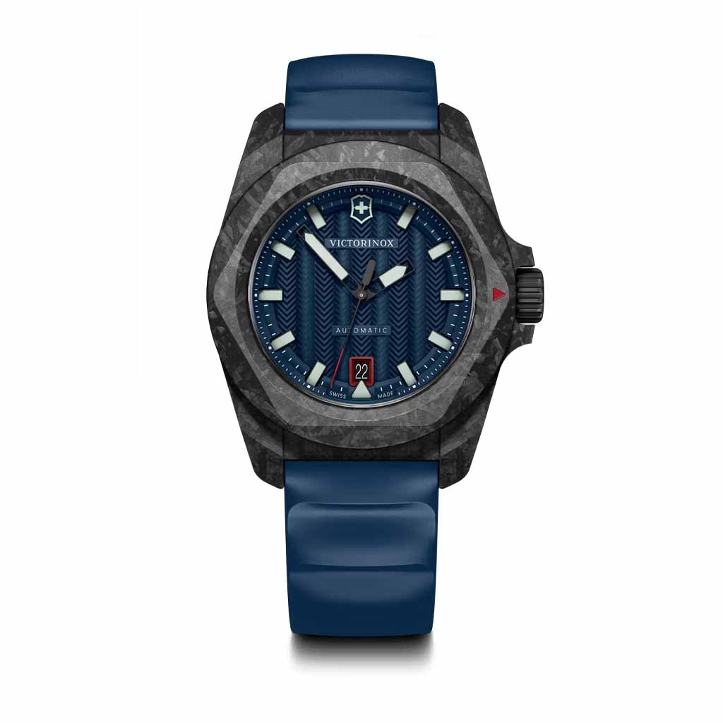 242022.1-4 Set Reloj Victorinox I.N.O.X. Azul con Caja de Carbono y Navaja - Image 2