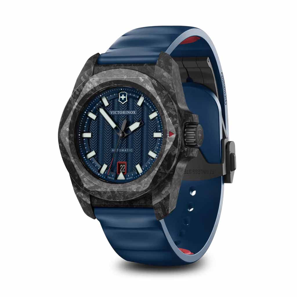242022.1-5 Set Reloj Victorinox I.N.O.X. Azul con Caja de Carbono y Navaja - Image 3