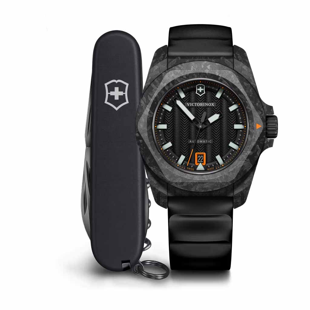 242023.1 Set Reloj Victorinox I.N.O.X. Automatic Negro y Navaja de Bolsillo - Image 1