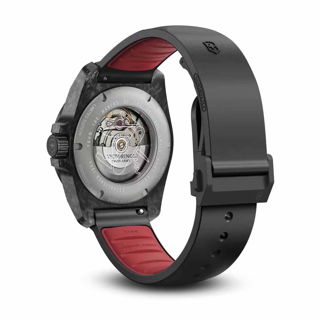 242024.1-5 Set Reloj Victorinox I.N.O.X. Automatic Rojo y Navaja de Bolsillo - Image 5