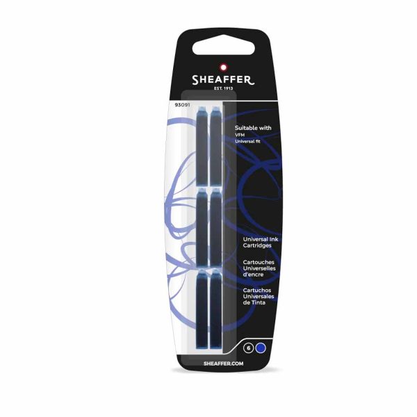 Blister C/6 cartuchos para VFM azul universal 93091