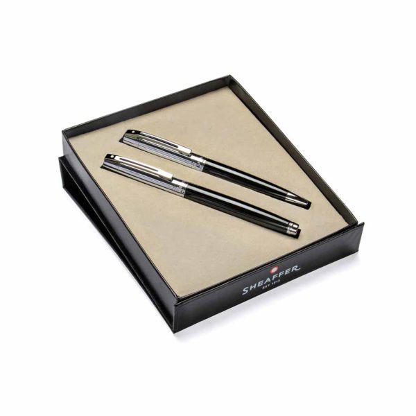 Set Sheaffer Pluma Fuente y Bolígrafo Negro Brillante E5931453