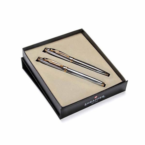 Set Sheaffer Pluma Fuente y Bolígrafo Cromo E5934053