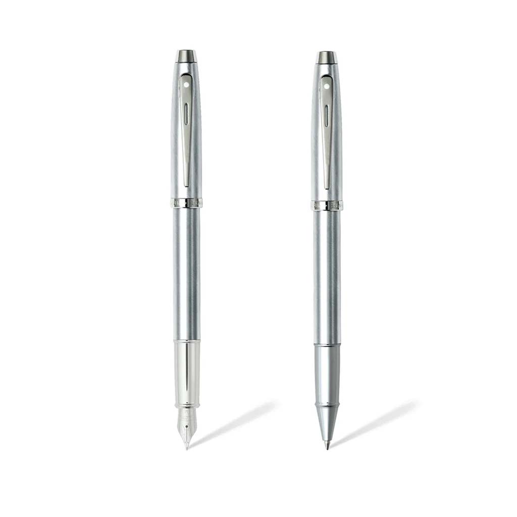 E6930651-2 Set Sheaffer Pluma Fuente y Bolígrafo Cromo Pulido E6930651 - Image 2