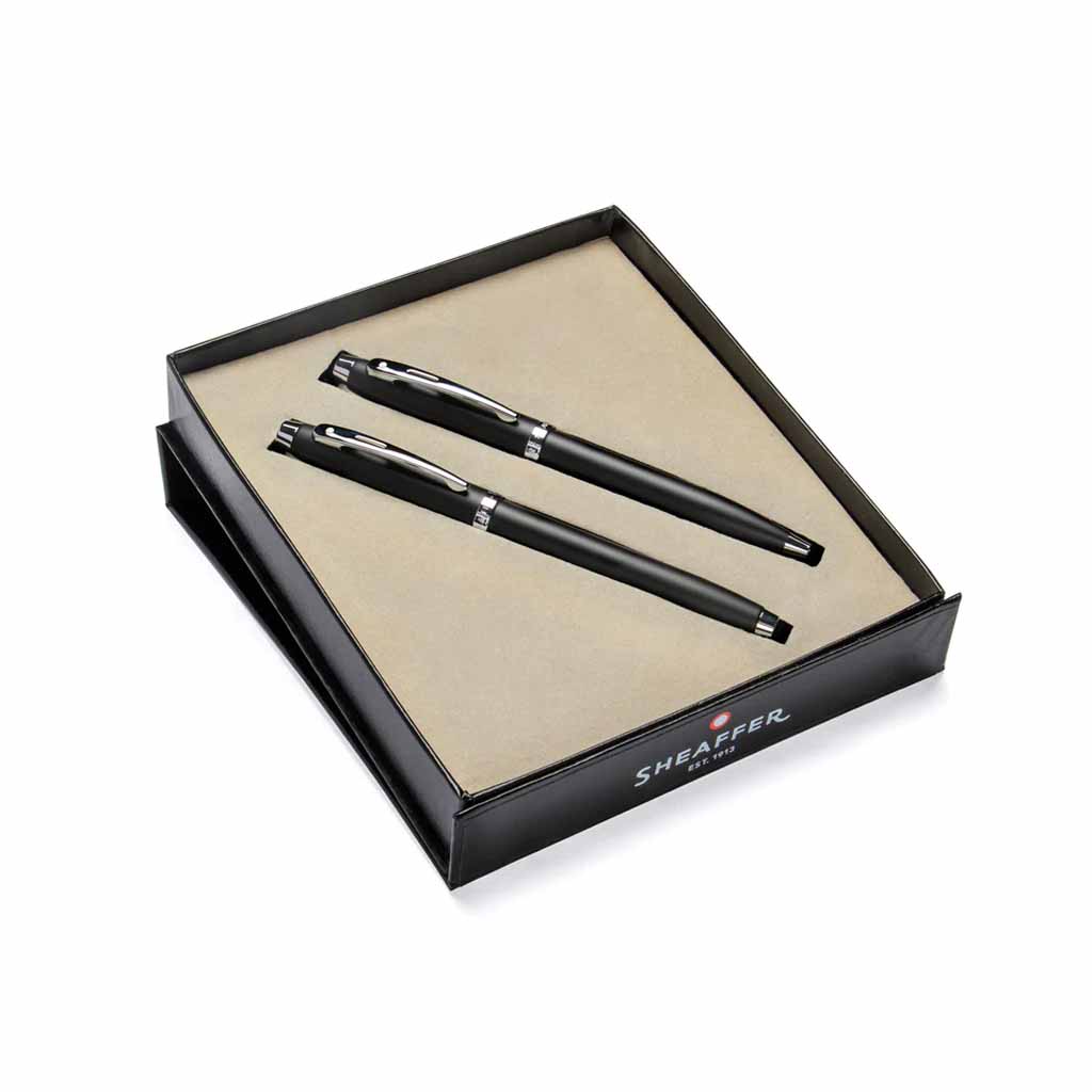 E7931751-3 Set Sheaffer Pluma Fuente y Bolígrafo Negro Mate E7931751 - Image 1