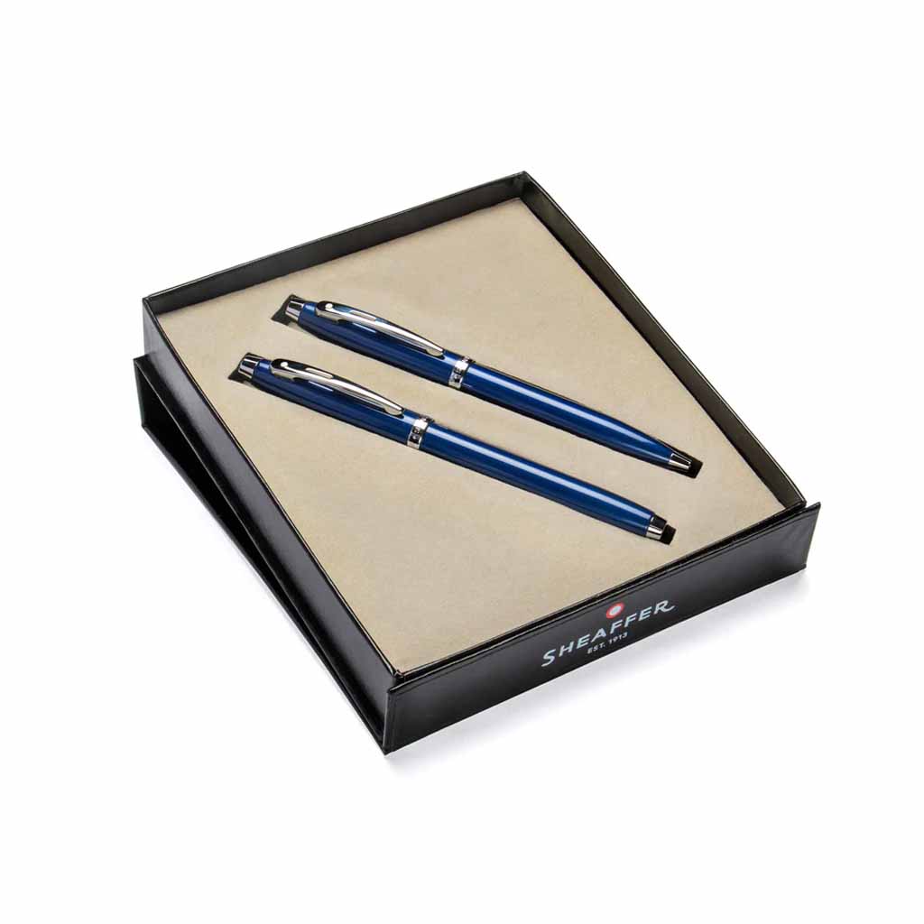 E7933951-3 Set Sheaffer Pluma Fuente y Bolígrafo Azul CT E7933951 - Image 1