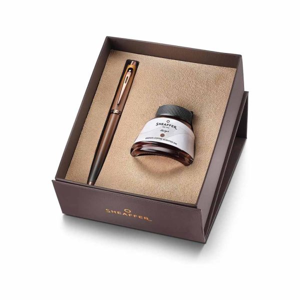 Set Sheaffer Pluma Fuente+Tinta Coffee Edition G0937453-9 COF