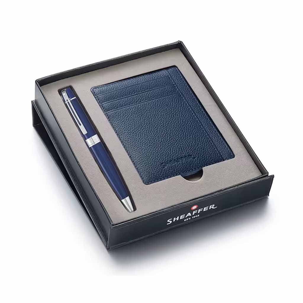 G2934151-2 BLU Set Sheaffer Bolígrafo y Tarjetero Azul G2934151-2 BLU - Image 1