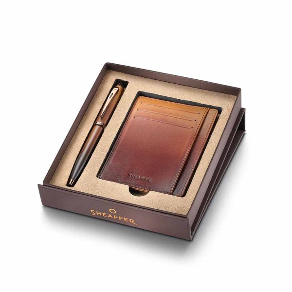 Set Sheaffer Bolígrafo y Tarjetero Coffee Edition G2937451-2 COF