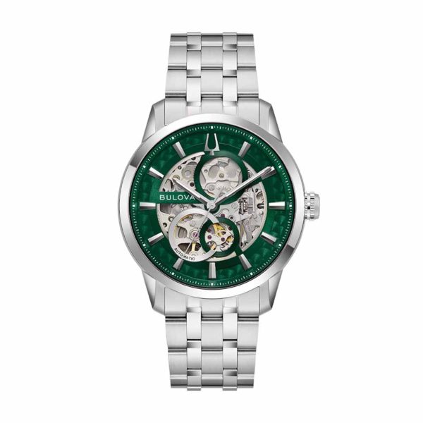 Reloj Bulova Classic Automático Esfera Verde Esmeralda