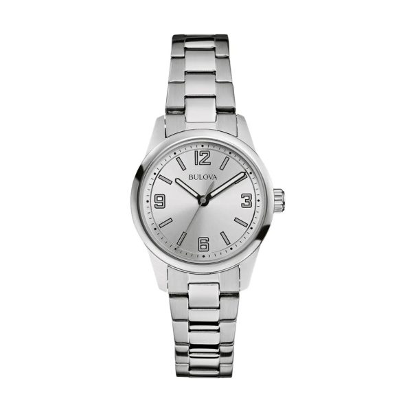 Reloj Bulova Corporate para Dama Plateado