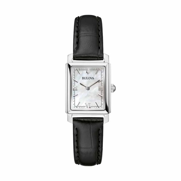 Reloj Bulova Mujer Sutton Caja Rectangular Plateada