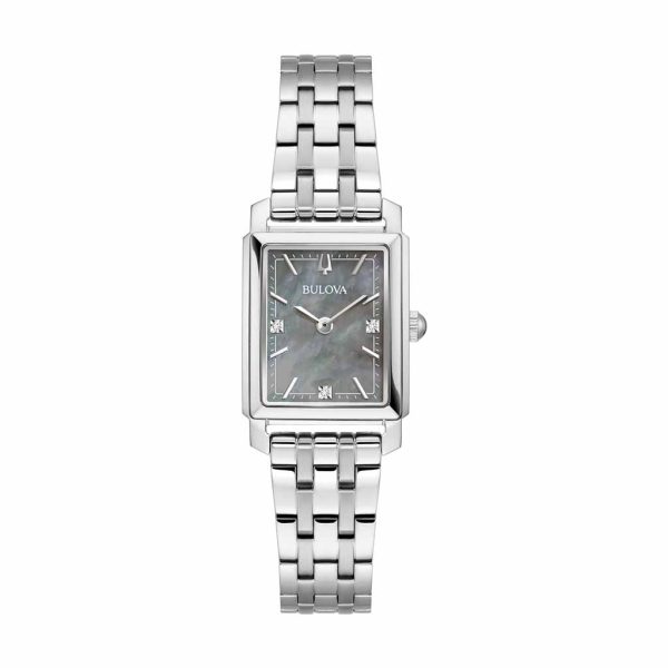 Reloj Bulova Mujer Sutton con Diamantes Plateado