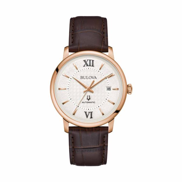 Reloj Bulova Caballero Classic Hudson Texturizada Plateada
