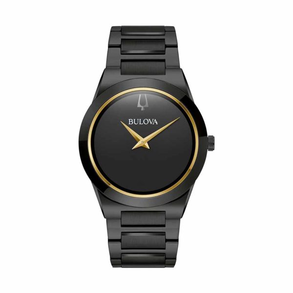 Reloj Bulova Hombre Modern Millennia Negro y Dorado