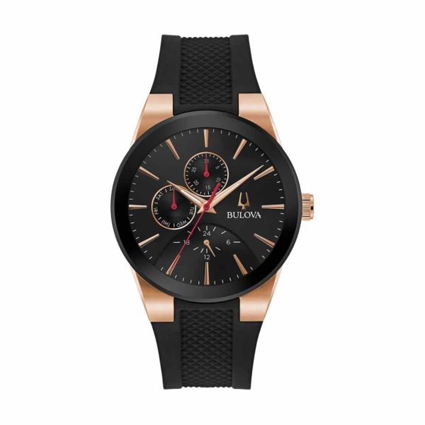 Reloj Bulova Classic Multifunción Hombre oro rosa