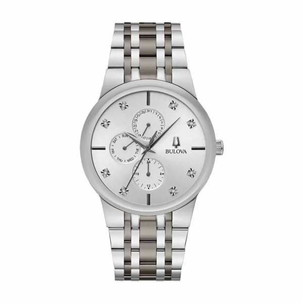 Reloj Bulova Modern Futuro Bitono con Diamantes
